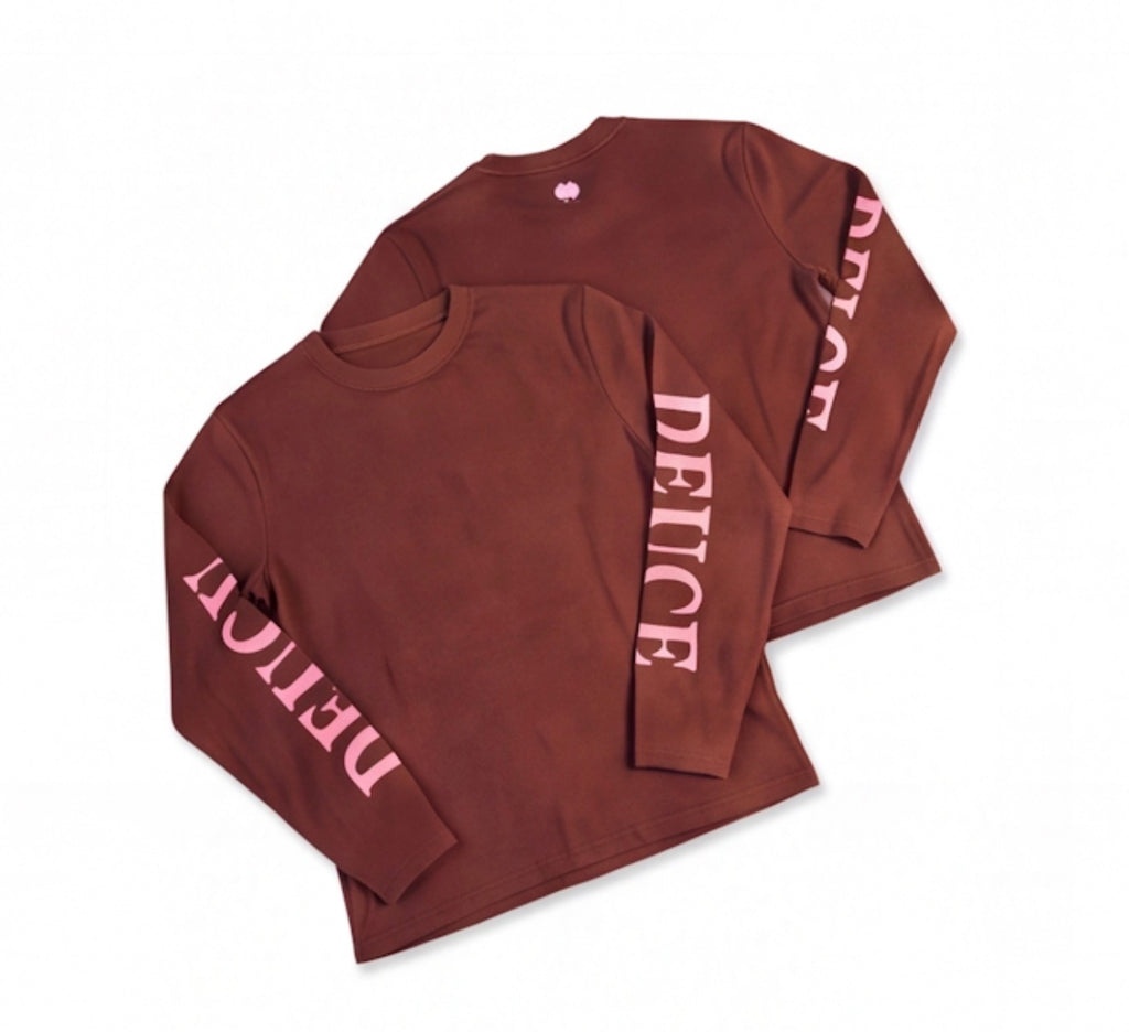 Brown Longsleeve T-Shirt
