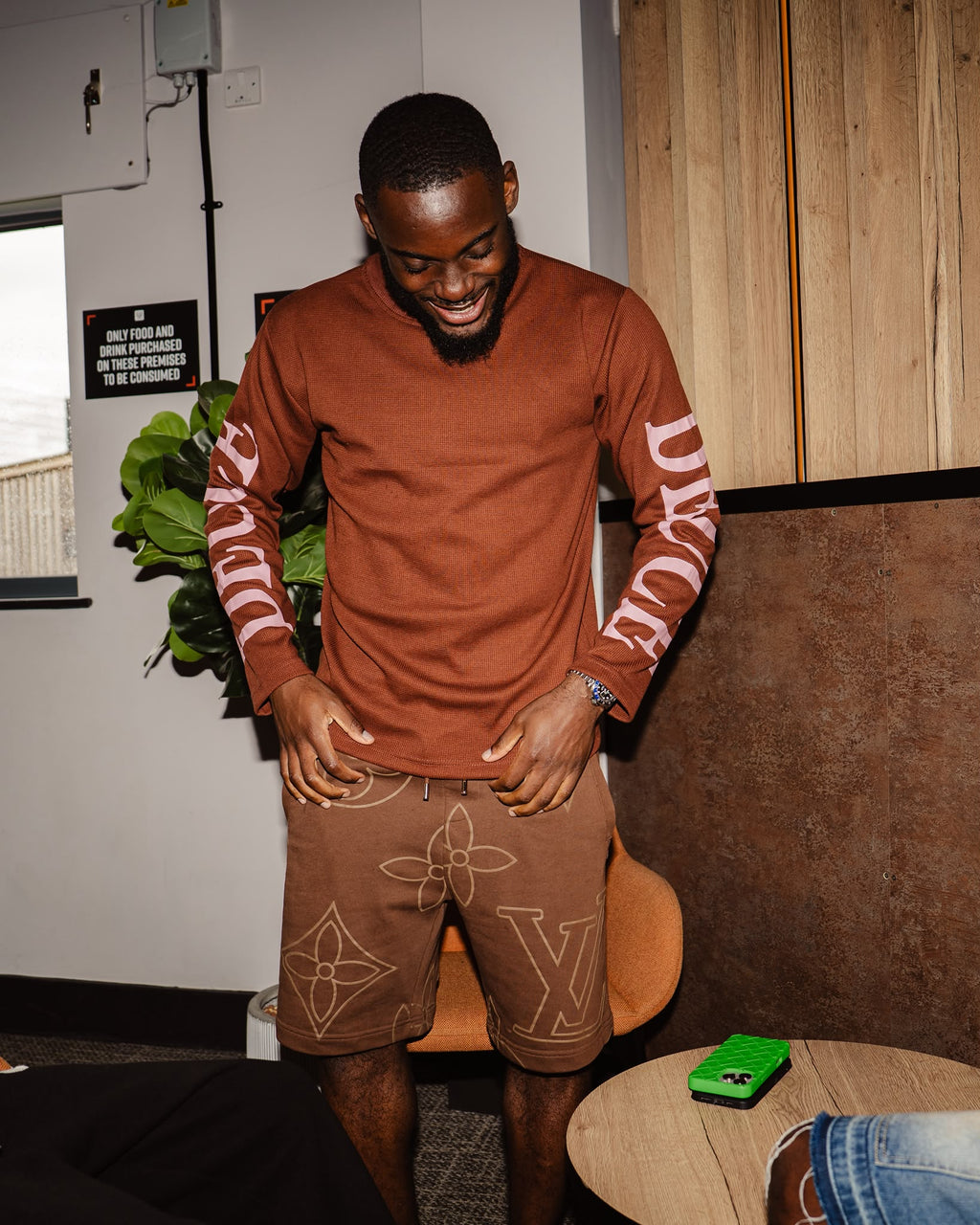 Brown Longsleeve T-Shirt
